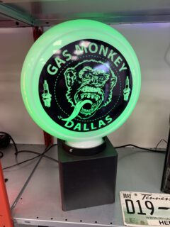 Gas monkey lamp oldies saloon