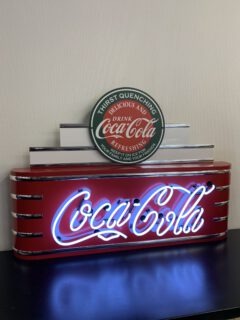 Coca Cola neon display oldies saloon