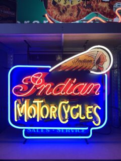 indian motorcycles neon verlichting oldiessaloon