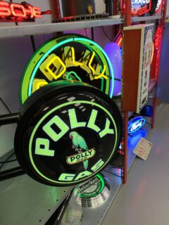 Polly gas dubbelzijdige LED wandlamp oldiessaloon