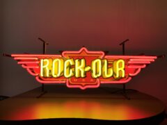 rock ola neon verlichting oldies saloon