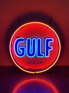 Gulf neon verlichting oldiessaloon