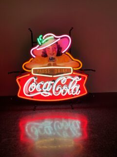 Coca cola pause neon verlichting oldiessaloon