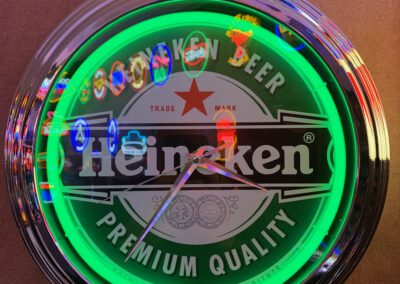 neon klok heineken oldies saloon