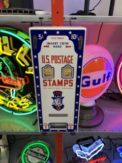 Amerikaans postzegel automaat USA stamps oldiessaloon