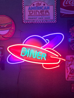 diner neon verlichting oldies saloon diner neon verlichting oldies saloon