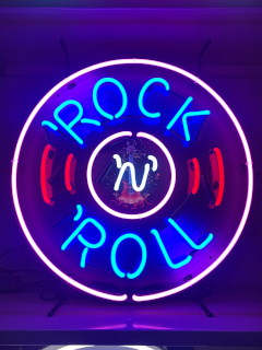 rock 'n' roll  neon verlichting oldies saloon