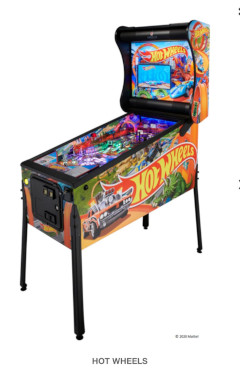 Flipperkast NIB American pinball Hotwheels 2020 nieuw in doos oldiessaloon