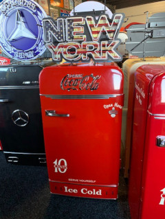 coca cola koelkast rood 10 cents oldies saloon